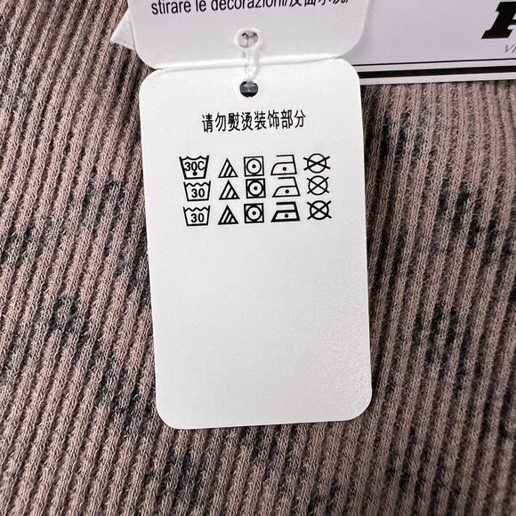 Y2K PINK Victoria’s Secret Plaid Thermal Top 2XL | Mauve Black Lounge Crest NWT - Picture 13 of 13